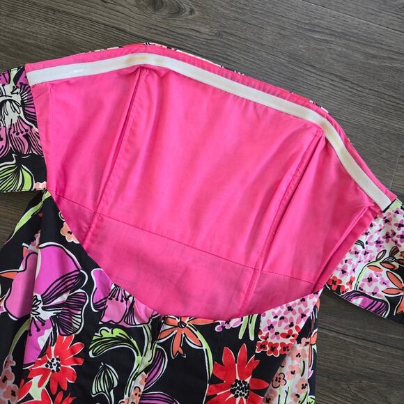 Lilly Pulitzer Women's Sabrina DressBlack Flower Market Size 8P - Picture 6 of 10